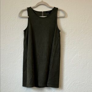 Forever 21 Olive Green Sleeveless Mini Shift Dress